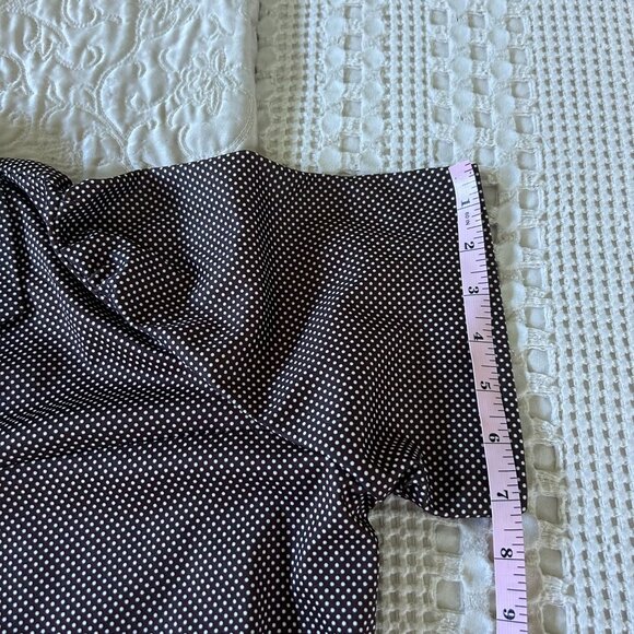 Vintage Day Dress With Polka Dot Top & Cream Skirt - Picture 7 of 12